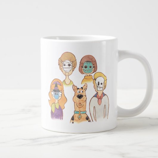 Scooby-Doo | Unsere Halloween-Masken Jumbo-Tasse (Rechts)