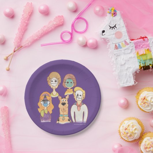 Scooby-Doo | Unsere Halloween-Masken Pappteller (Party)
