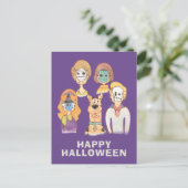 Scooby-Doo | Unsere Halloween-Masken Postkarte (Stehend Vorderseite)