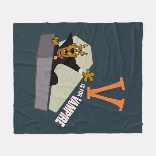 Scooby-Doo | V ist für Vampire Fleecedecke (Vorderseite (Horizontal))