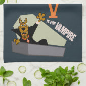 Scooby-Doo | V ist für Vampire Geschirrtuch (Gefaltet)