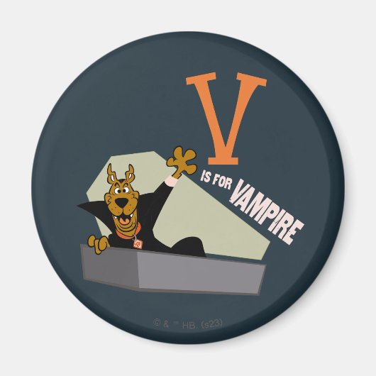 Scooby-Doo | V ist für Vampire Magnet (Vorne)