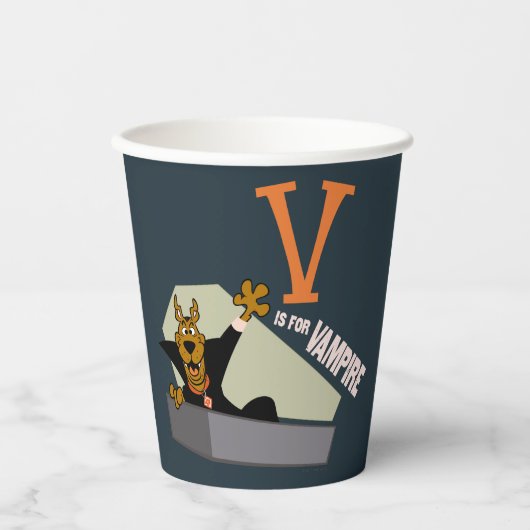 Scooby-Doo | V ist für Vampire Pappbecher (Vorderseite)