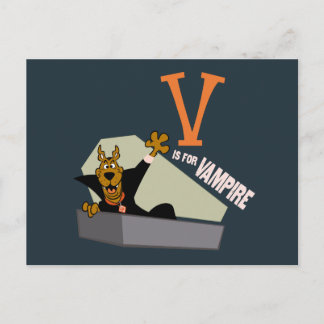 Scooby-Doo | V ist für Vampire Postkarte