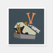 Scooby-Doo | V ist für Vampire Serviette (Vorderseite)