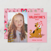 Scooby-Doo - Valentine halten Mitteilungskarte (Vorne/Hinten)