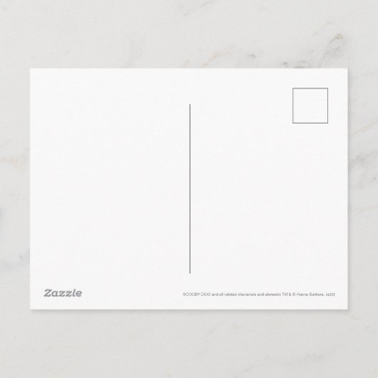 Scooby-Doo - Valentinumwicklung Feiertagspostkarte (Rückseite)
