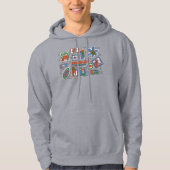 Scooby-Doo Wall of Halloween Picture Frames Hoodie (Vorderseite)