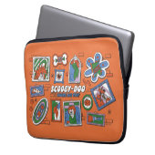 Scooby-Doo Wall of Halloween Picture Frames Laptopschutzhülle (Vorderseite Links)