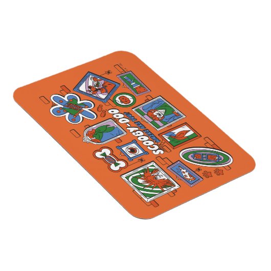 Scooby-Doo Wall of Halloween Picture Frames Magnet (Rechte Seite)