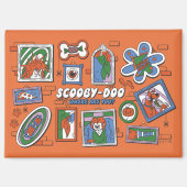 Scooby-Doo Wall of Halloween Picture Frames Magnet (Vorderseite)