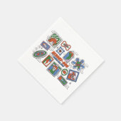 Scooby-Doo Wall of Halloween Picture Frames Serviette (Ecke)