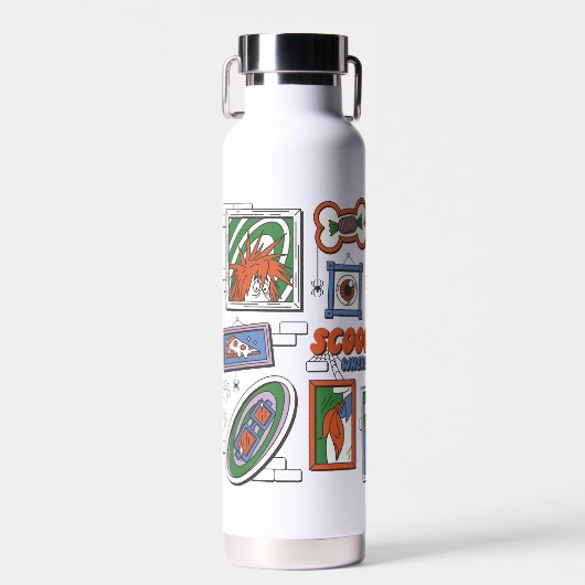 Scooby-Doo Wall of Halloween Picture Frames Trinkflasche (Vorne)