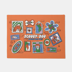 Scooby-Doo-Wand aus Halloween-Bilderrahmen Fußmatte