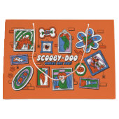 Scooby-Doo-Wand aus Halloween-Bilderrahmen Große Geschenktüte (Vorderseite)