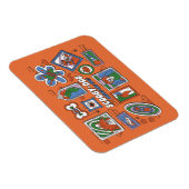 Scooby-Doo-Wand aus Halloween-Bilderrahmen Magnet (Rechte Seite)
