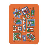 Scooby-Doo-Wand aus Halloween-Bilderrahmen Magnet (Vertikal)