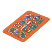 Scooby-Doo-Wand aus Halloween-Bilderrahmen Magnet (Linke Seite)