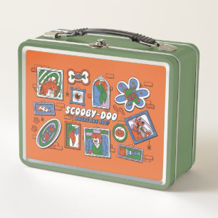 Scooby-Doo-Wand aus Halloween-Bilderrahmen Metall Brotdose