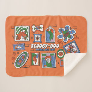 Scooby-Doo-Wand aus Halloween-Bilderrahmen Sherpadecke