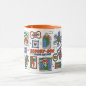 Scooby-Doo-Wand aus Halloween-Bilderrahmen Tasse (Zentrum)