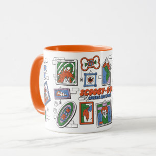 Scooby-Doo-Wand aus Halloween-Bilderrahmen Tasse