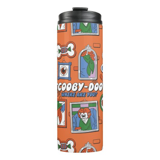 Scooby-Doo-Wand aus Halloween-Bilderrahmen Thermosbecher (Vorderseite)