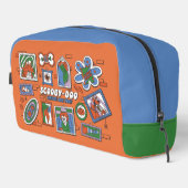 Scooby-Doo-Wand aus Halloween-Bilderrahmen Waschbeutel (Rechte Ecke)