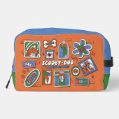 Scooby-Doo-Wand aus Halloween-Bilderrahmen Waschbeutel (Rückseite)