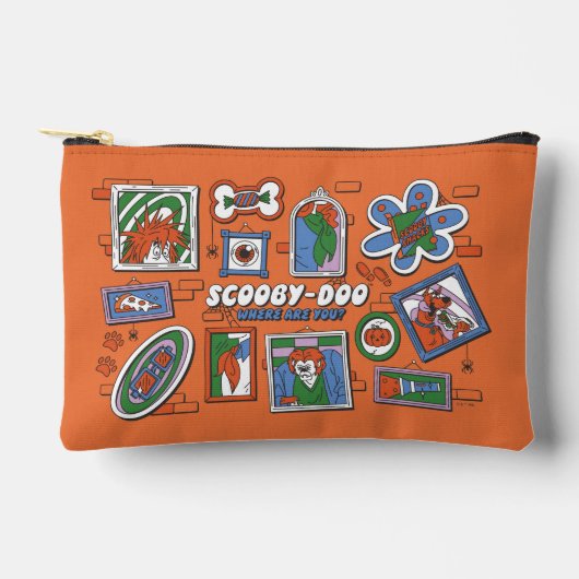 Scooby-Doo-Wand aus Halloween-Bilderrahmen Zubehörtasche (Vorderseite)