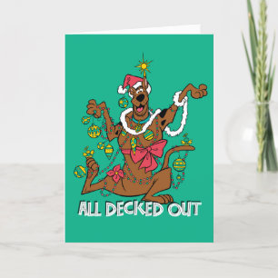 Scooby-Doo weihnachtlich herausgeputzt Feiertagskarte