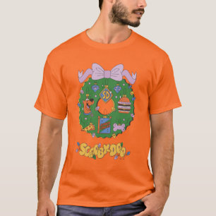 Scooby-Doo-Weihnachts Snack-Kranz Grafik T-Shirt