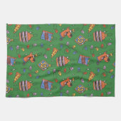 Scooby-Doo-Weihnachts-Snack-Lichter-Muster Geschirrtuch (Horizontal)