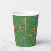 Scooby-Doo-Weihnachts-Snack-Lichter-Muster Pappbecher (Rechts)