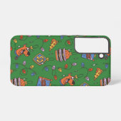 Scooby-Doo-Weihnachts-Snack-Lichter-Muster Samsung Galaxy Hülle (Rückseite (Horizontal))