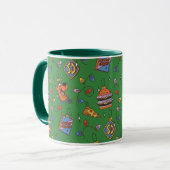 Scooby-Doo-Weihnachts-Snack-Lichter-Muster Tasse (Vorderseite Links)