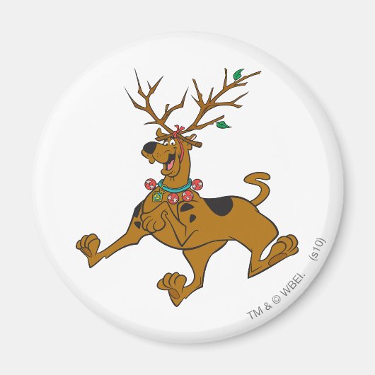 Scooby-Doo Weihnachtsfeiertag Antlers Magnet (Vorne)