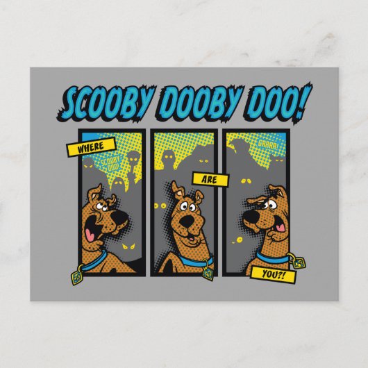 Scooby-Doo Where Are You Comic Panels Postkarte (Vorderseite)