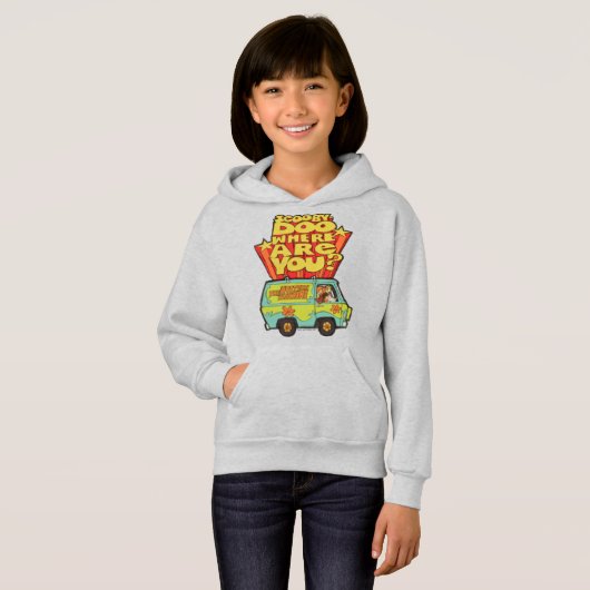 Scooby-Doo | "Where Are You?" Retro Cartoon Van Hoodie (Vorne ganz)