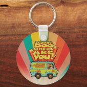 Scooby-Doo | "Where Are You?" Retro Cartoon Van Schlüsselanhänger (Vorderseite)