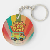 Scooby-Doo | "Where Are You?" Retro Cartoon Van Schlüsselanhänger (Rückseite)