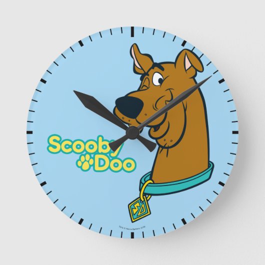Scooby-Doo Winking Runde Wanduhr (Vorderseite)