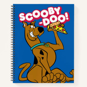 Scooby-Doo With Pizza Slice Notizblock