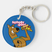 Scooby-Doo With Pizza Slice Schlüsselanhänger (Rückseite)