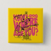 Scooby Doo Wo bist du Punk Gitarre Riff? Button (Vorderseite)
