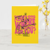 Scooby Doo Wo bist du Punk Gitarre Riff? Karte (Gelbe Blume)