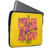 Scooby Doo Wo bist du Punk Gitarre Riff? Laptopschutzhülle (Vorne Rechts)