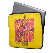 Scooby Doo Wo bist du Punk Gitarre Riff? Laptopschutzhülle (Vorderseite Links)