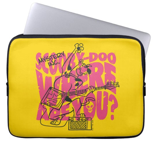 Scooby Doo Wo bist du Punk Gitarre Riff? Laptopschutzhülle (Vorderseite)