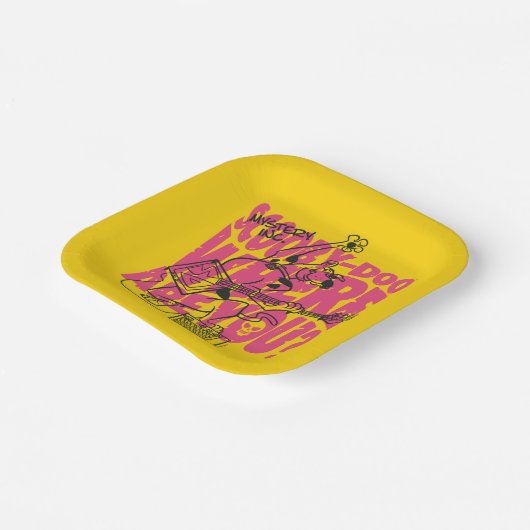 Scooby Doo Wo bist du Punk Gitarre Riff? Pappteller (Gewinkelt)